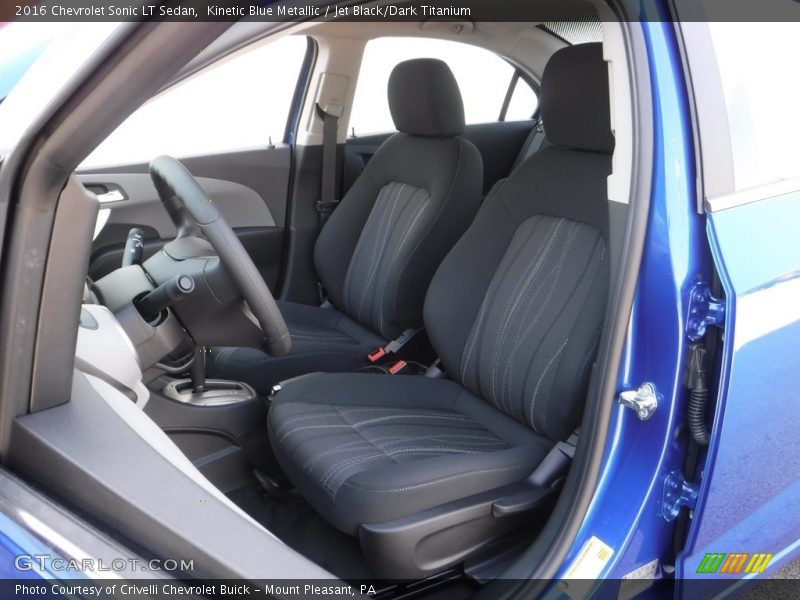 Kinetic Blue Metallic / Jet Black/Dark Titanium 2016 Chevrolet Sonic LT Sedan
