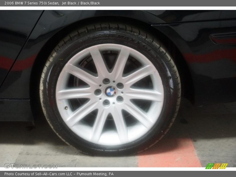 Jet Black / Black/Black 2006 BMW 7 Series 750i Sedan