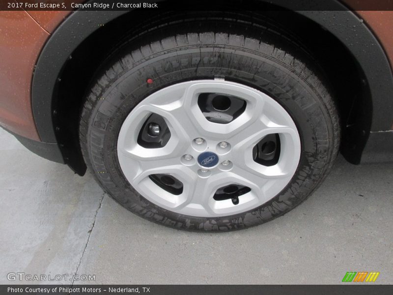 Canyon Ridge / Charcoal Black 2017 Ford Escape S
