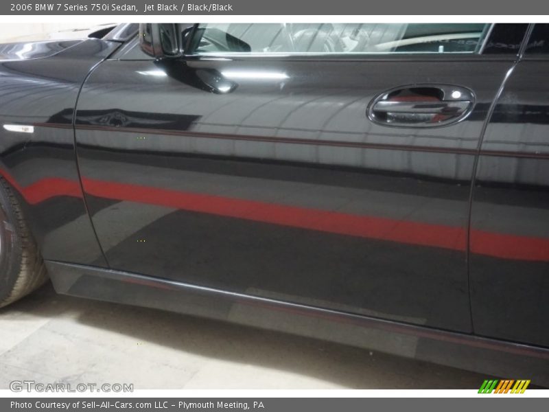 Jet Black / Black/Black 2006 BMW 7 Series 750i Sedan