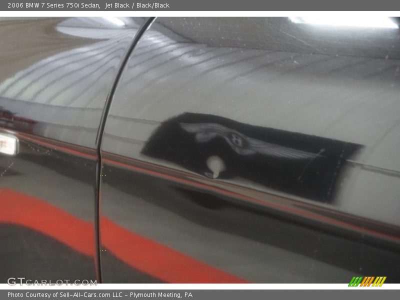 Jet Black / Black/Black 2006 BMW 7 Series 750i Sedan