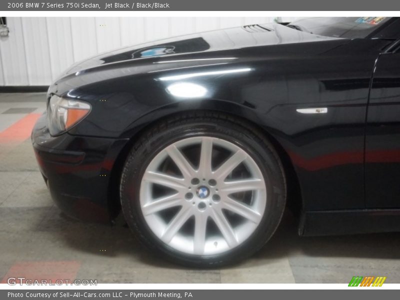 Jet Black / Black/Black 2006 BMW 7 Series 750i Sedan