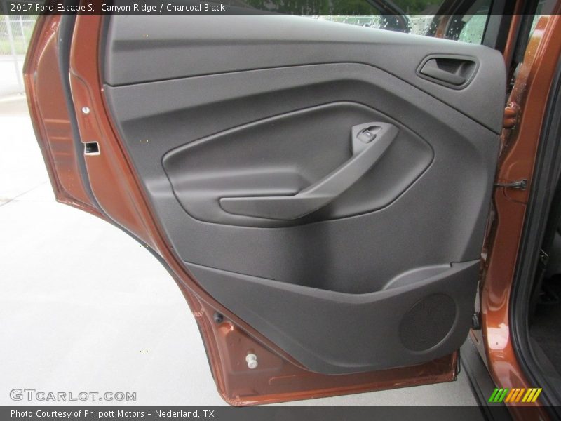 Canyon Ridge / Charcoal Black 2017 Ford Escape S