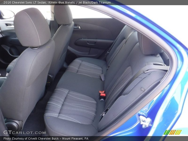 Kinetic Blue Metallic / Jet Black/Dark Titanium 2016 Chevrolet Sonic LT Sedan