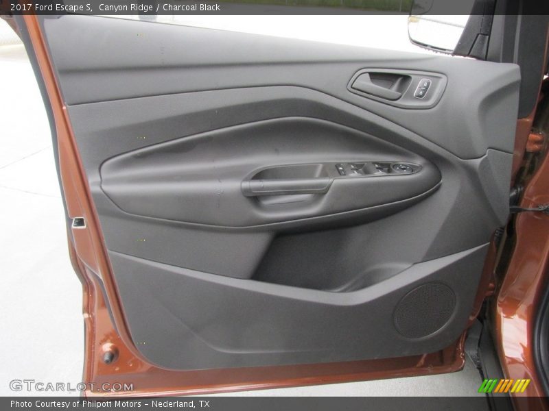 Canyon Ridge / Charcoal Black 2017 Ford Escape S