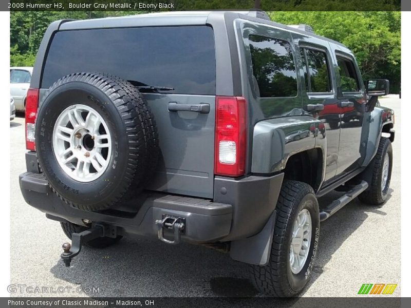 Boulder Gray Metallic / Ebony Black 2008 Hummer H3