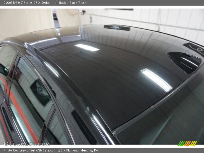 Jet Black / Black/Black 2006 BMW 7 Series 750i Sedan