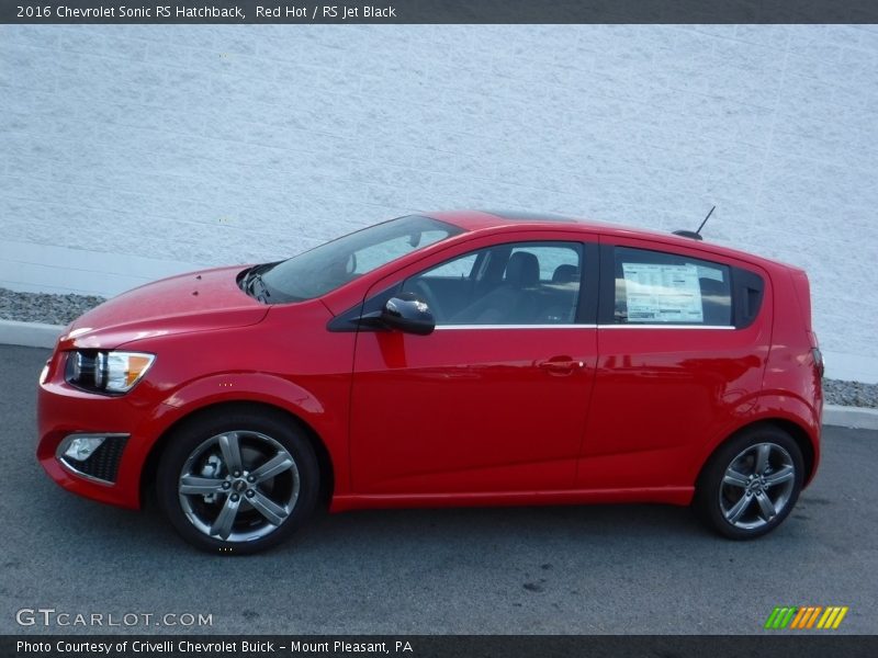  2016 Sonic RS Hatchback Red Hot