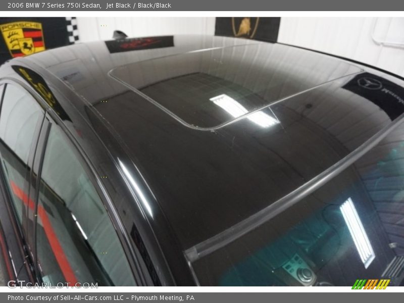 Jet Black / Black/Black 2006 BMW 7 Series 750i Sedan
