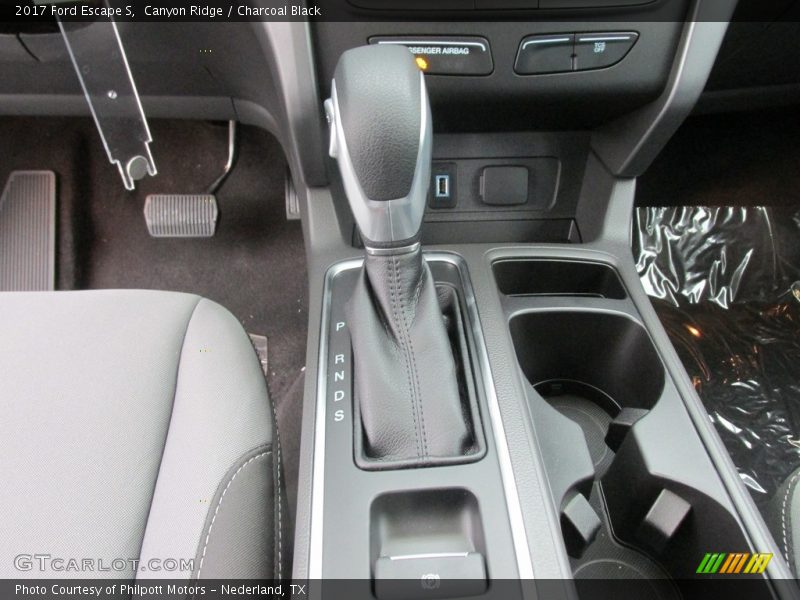 Canyon Ridge / Charcoal Black 2017 Ford Escape S