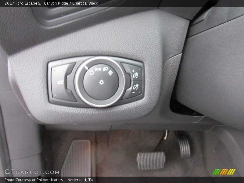 Canyon Ridge / Charcoal Black 2017 Ford Escape S
