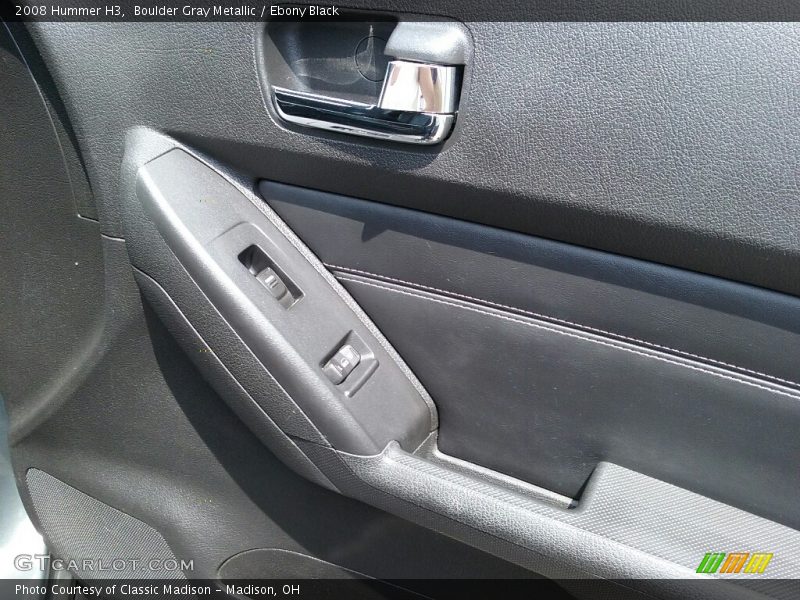 Boulder Gray Metallic / Ebony Black 2008 Hummer H3