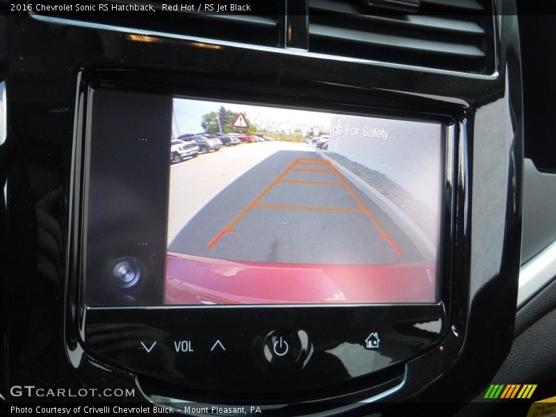 Red Hot / RS Jet Black 2016 Chevrolet Sonic RS Hatchback