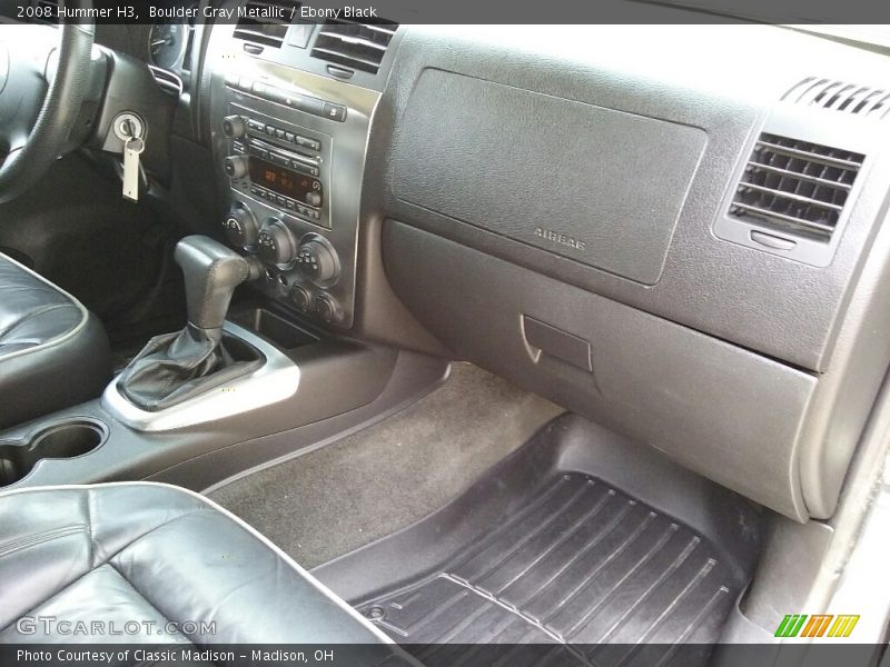 Boulder Gray Metallic / Ebony Black 2008 Hummer H3