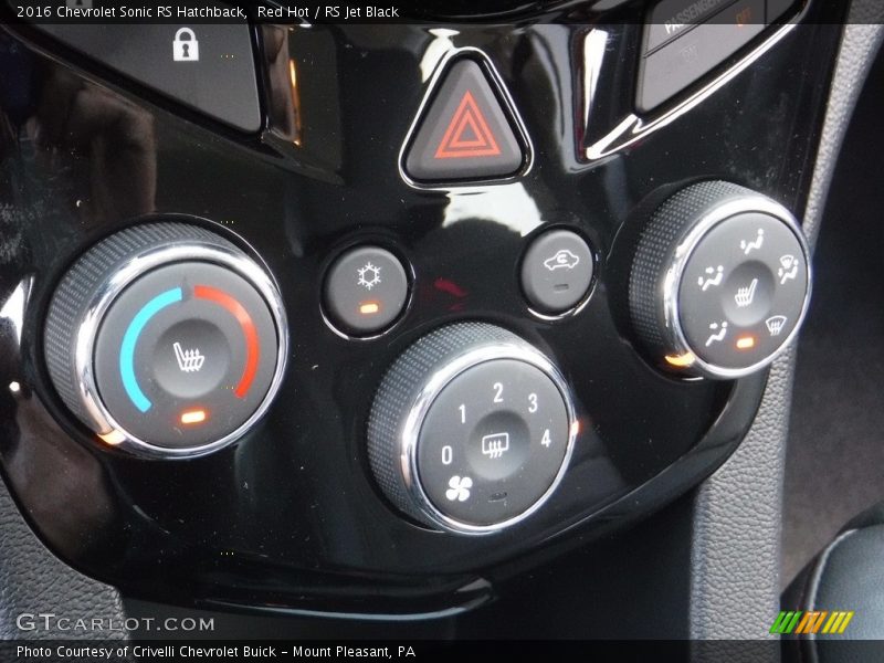 Controls of 2016 Sonic RS Hatchback