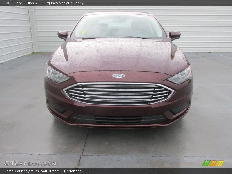 Burgundy Velvet / Ebony 2017 Ford Fusion SE