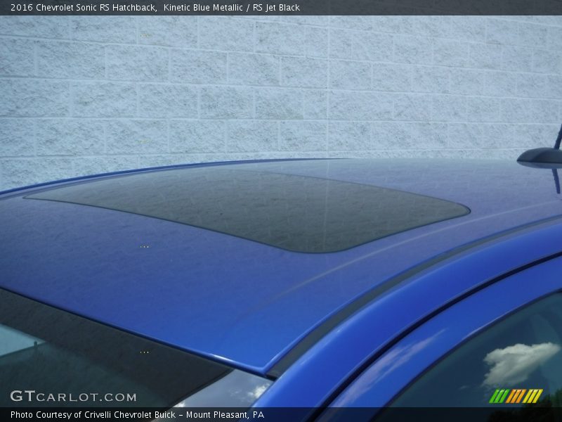 Kinetic Blue Metallic / RS Jet Black 2016 Chevrolet Sonic RS Hatchback