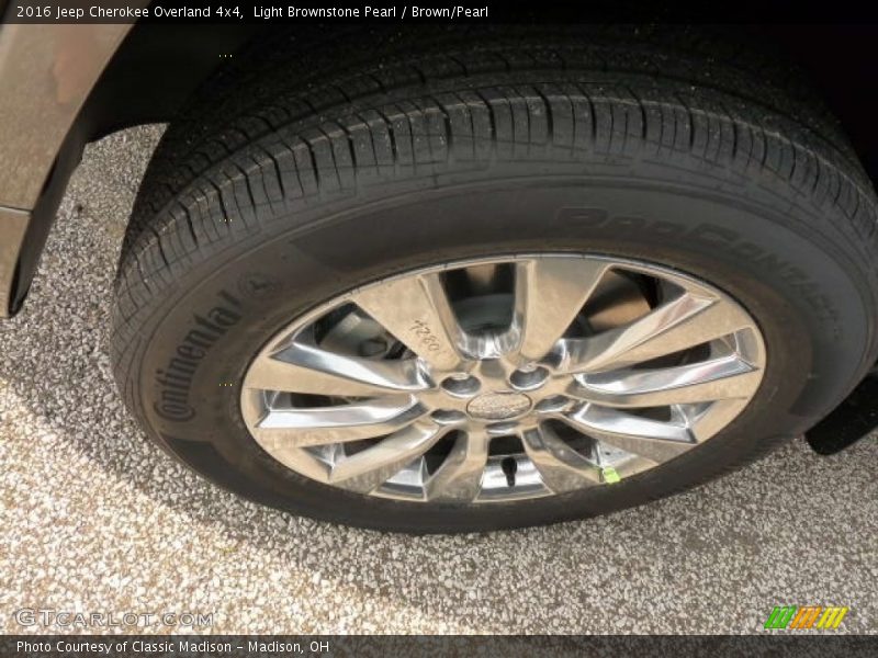 Light Brownstone Pearl / Brown/Pearl 2016 Jeep Cherokee Overland 4x4