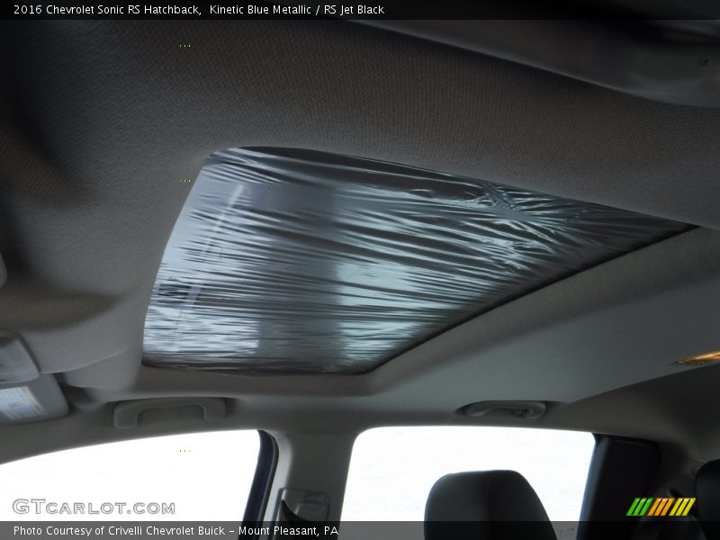 Kinetic Blue Metallic / RS Jet Black 2016 Chevrolet Sonic RS Hatchback