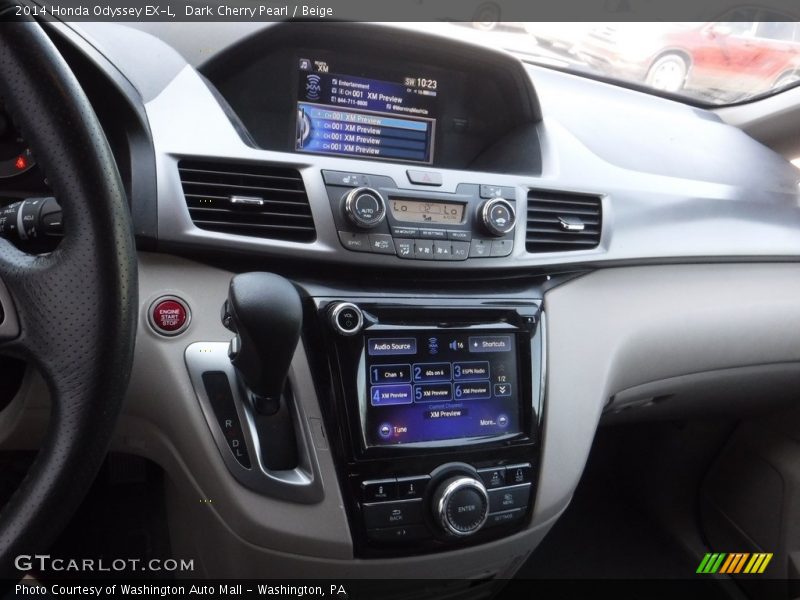 Dark Cherry Pearl / Beige 2014 Honda Odyssey EX-L