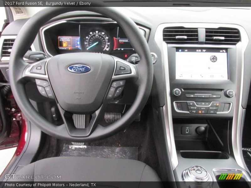 Burgundy Velvet / Ebony 2017 Ford Fusion SE