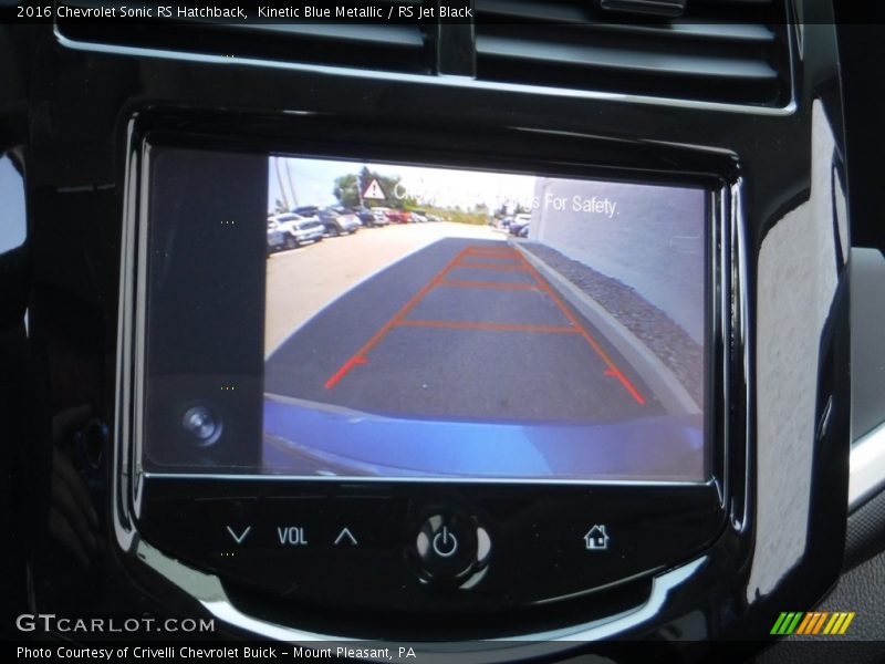 Kinetic Blue Metallic / RS Jet Black 2016 Chevrolet Sonic RS Hatchback