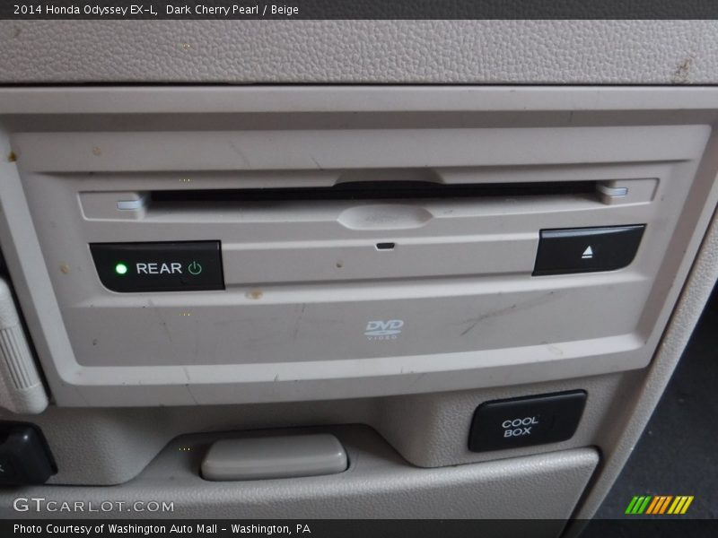 Dark Cherry Pearl / Beige 2014 Honda Odyssey EX-L