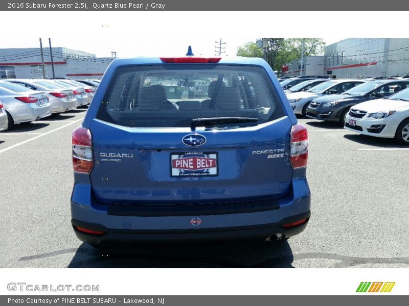 Quartz Blue Pearl / Gray 2016 Subaru Forester 2.5i