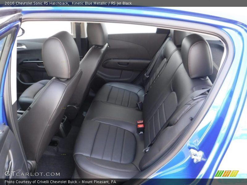 Kinetic Blue Metallic / RS Jet Black 2016 Chevrolet Sonic RS Hatchback