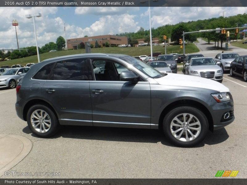 Monsoon Gray Metallic / Black 2016 Audi Q5 2.0 TFSI Premium quattro