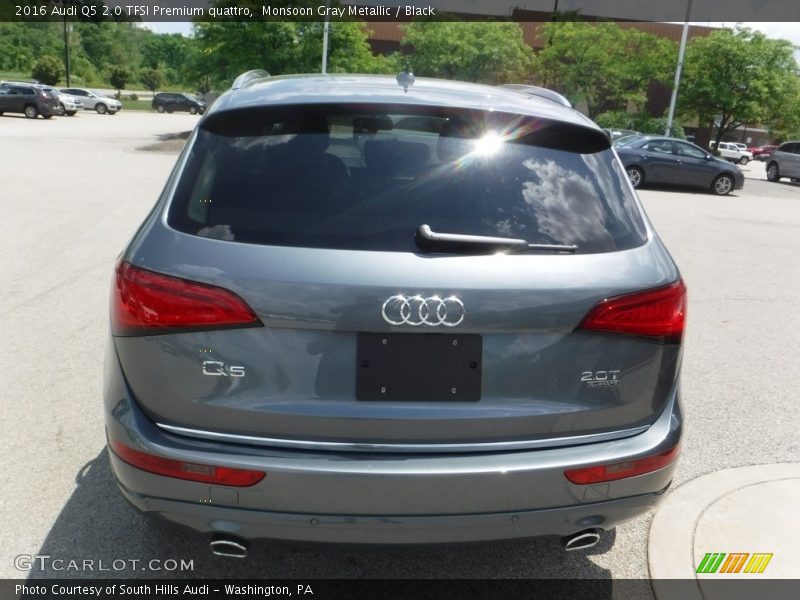 Monsoon Gray Metallic / Black 2016 Audi Q5 2.0 TFSI Premium quattro