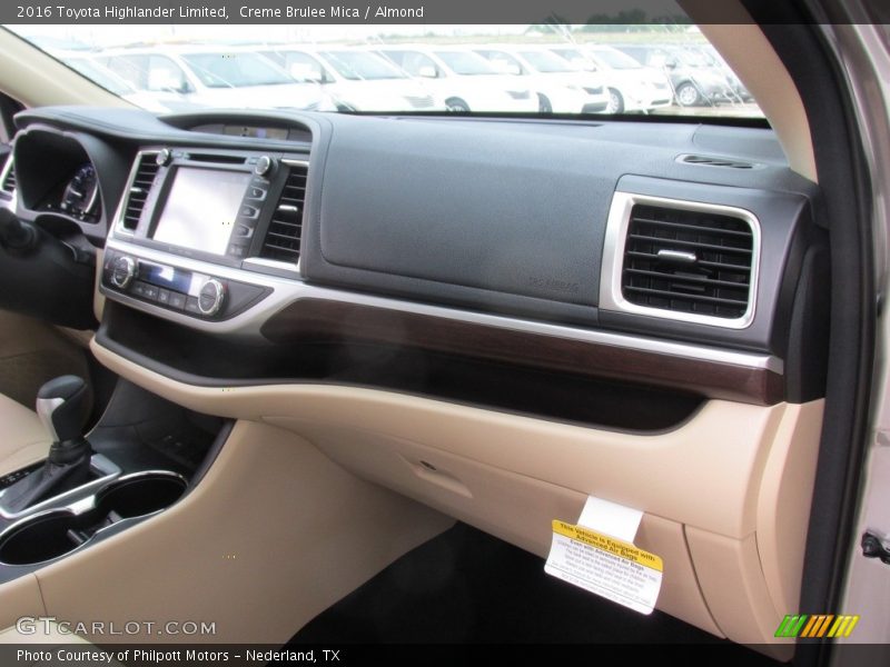 Creme Brulee Mica / Almond 2016 Toyota Highlander Limited