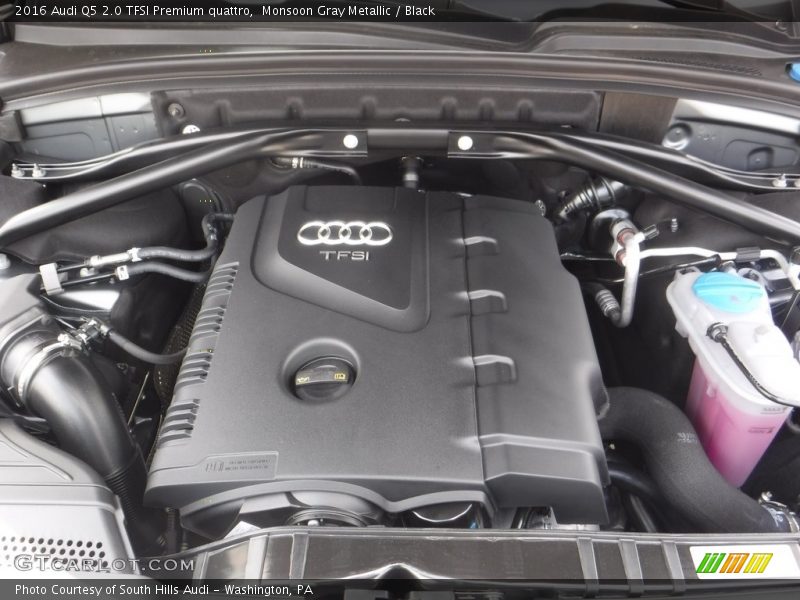 Monsoon Gray Metallic / Black 2016 Audi Q5 2.0 TFSI Premium quattro