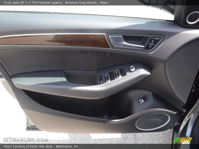 Monsoon Gray Metallic / Black 2016 Audi Q5 2.0 TFSI Premium quattro
