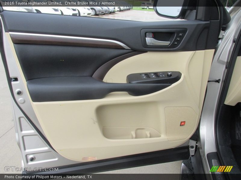 Creme Brulee Mica / Almond 2016 Toyota Highlander Limited