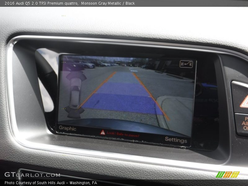 Monsoon Gray Metallic / Black 2016 Audi Q5 2.0 TFSI Premium quattro