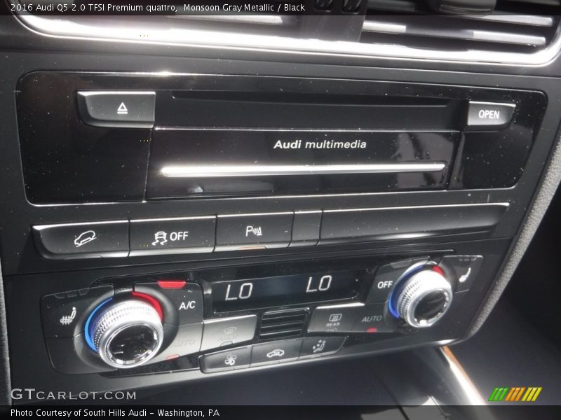 Monsoon Gray Metallic / Black 2016 Audi Q5 2.0 TFSI Premium quattro