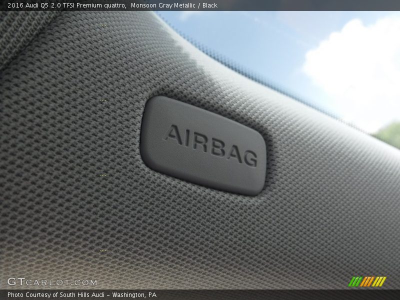Monsoon Gray Metallic / Black 2016 Audi Q5 2.0 TFSI Premium quattro