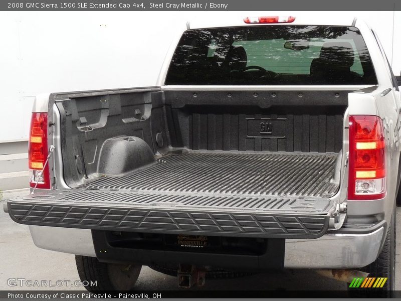 Steel Gray Metallic / Ebony 2008 GMC Sierra 1500 SLE Extended Cab 4x4