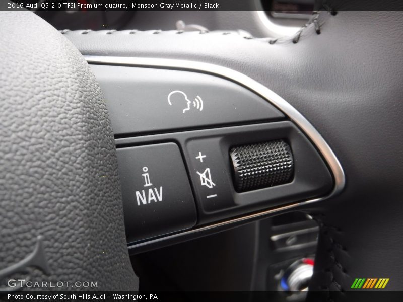 Monsoon Gray Metallic / Black 2016 Audi Q5 2.0 TFSI Premium quattro