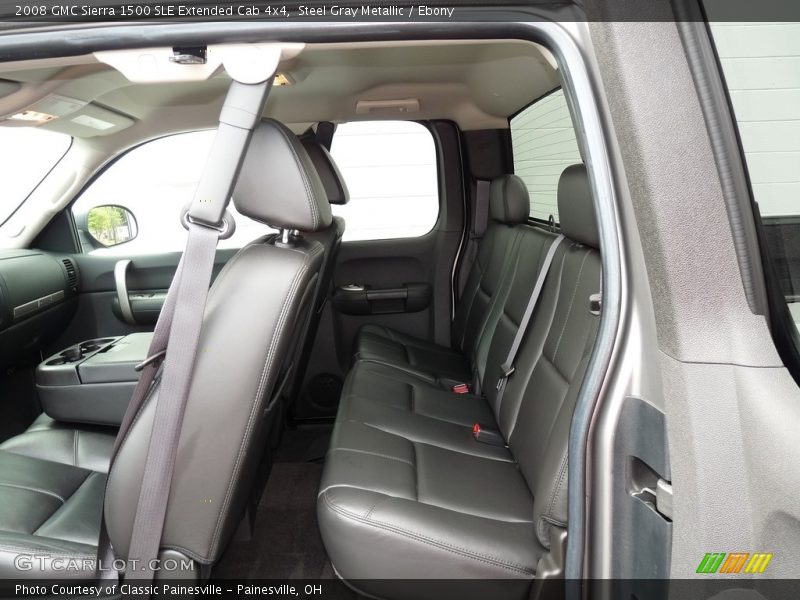 Steel Gray Metallic / Ebony 2008 GMC Sierra 1500 SLE Extended Cab 4x4