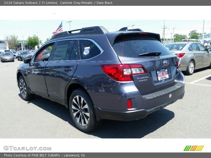 Carbide Gray Metallic / Slate Black 2016 Subaru Outback 2.5i Limited