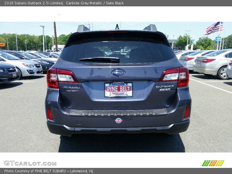 Carbide Gray Metallic / Slate Black 2016 Subaru Outback 2.5i Limited
