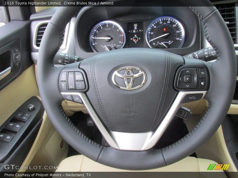 Creme Brulee Mica / Almond 2016 Toyota Highlander Limited