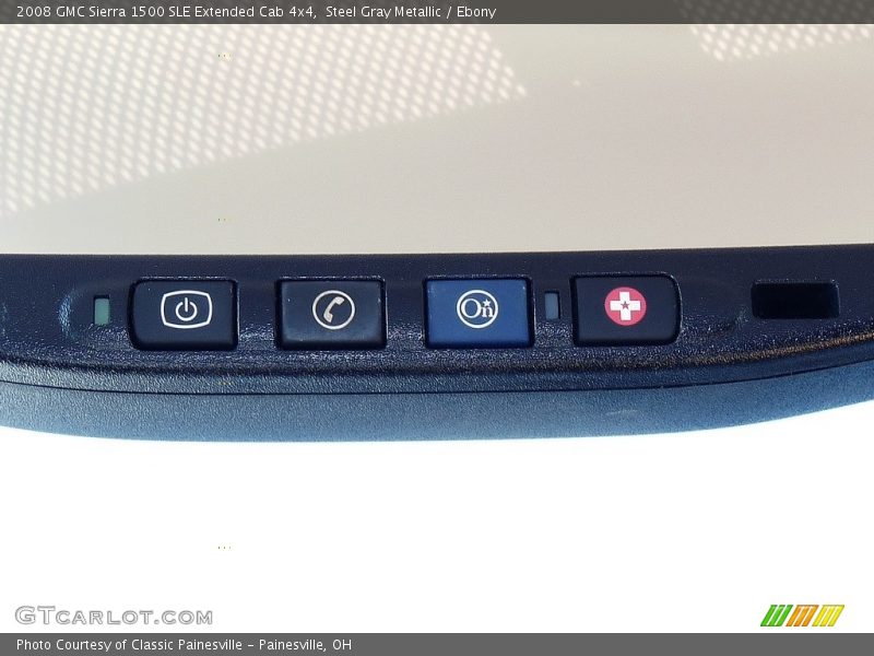 Steel Gray Metallic / Ebony 2008 GMC Sierra 1500 SLE Extended Cab 4x4