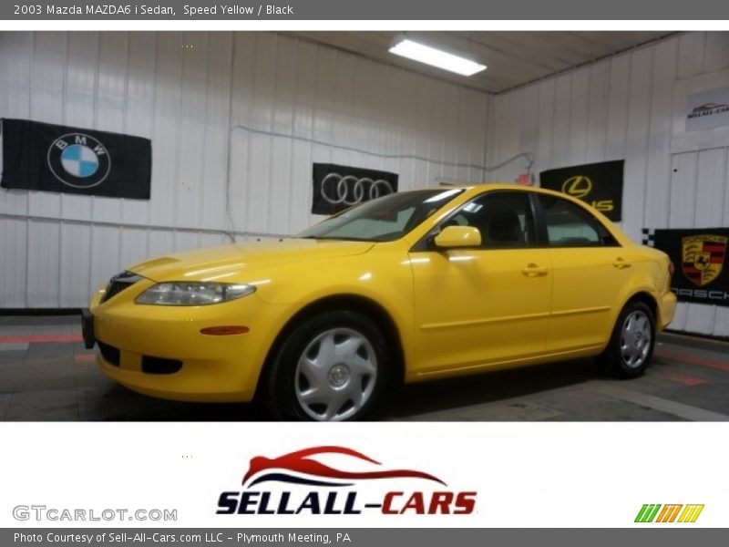Speed Yellow / Black 2003 Mazda MAZDA6 i Sedan