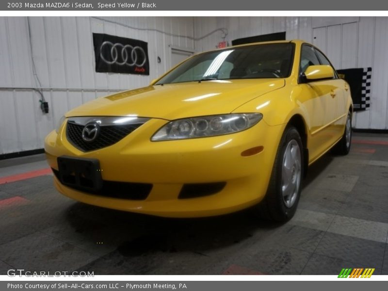 Speed Yellow / Black 2003 Mazda MAZDA6 i Sedan