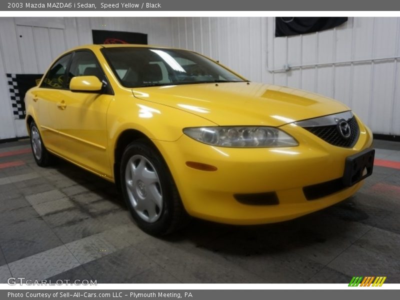 Speed Yellow / Black 2003 Mazda MAZDA6 i Sedan