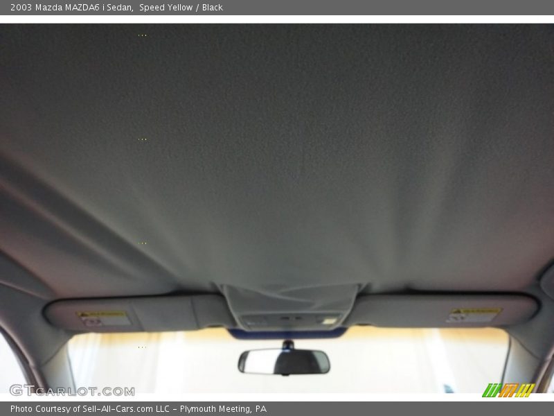 Speed Yellow / Black 2003 Mazda MAZDA6 i Sedan