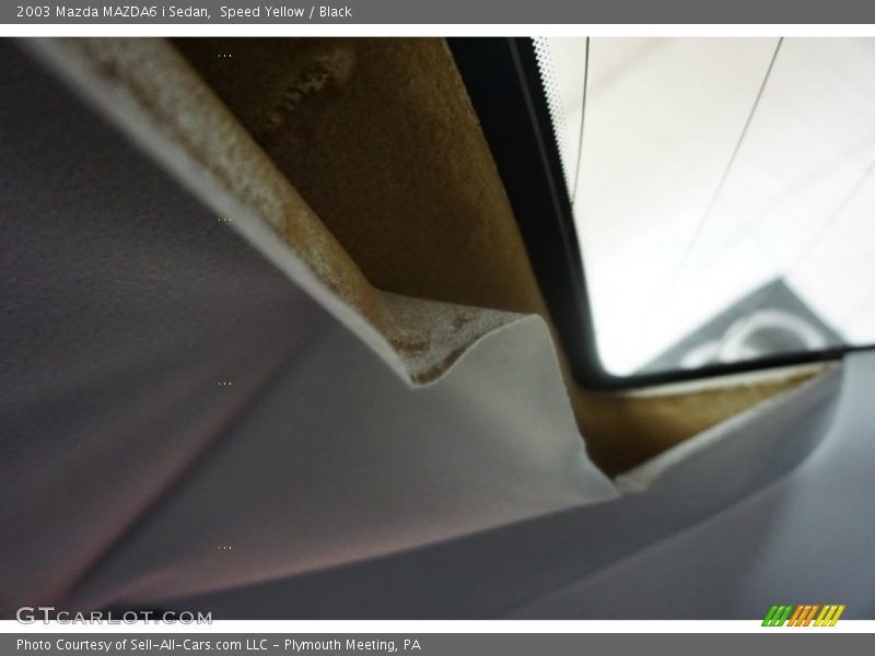 Speed Yellow / Black 2003 Mazda MAZDA6 i Sedan